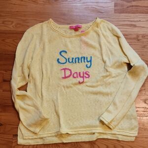 Lilly Pulitzer Yellow "Summy Days" Dannette Sweater